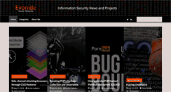 Desktop Screenshot of evonide.com